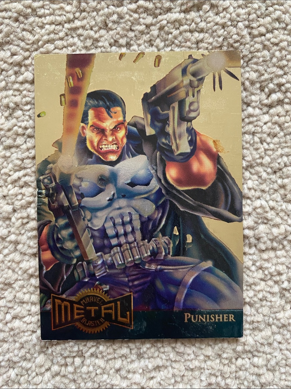 1995 Marvel Metal Blaster Punisher